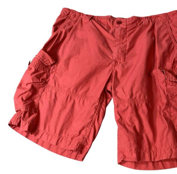 RALPH LAURENラルフローレン00s カーゴショーツ希少色レッド赤W38 ハーフパンツ ショートパンツ ショーツ ラルフローレン 短パン