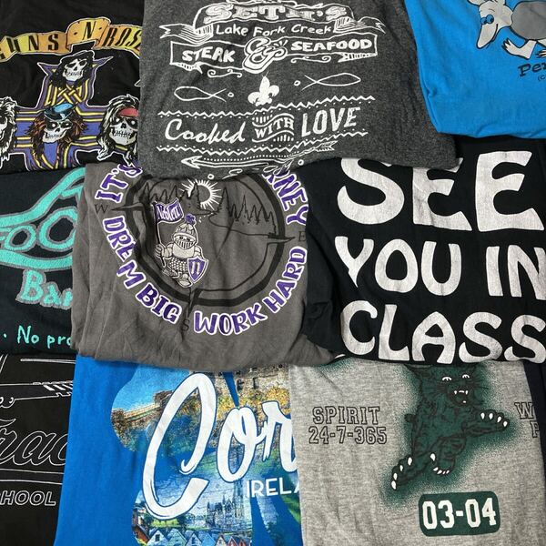 11着セット 2XLサイズのみ ビッグサイズTシャツ US輸入Tシャツまとめ売り 人気卸売 Tシャツ アメリカ古着 プリント アメカジ 半袖 洗濯済み