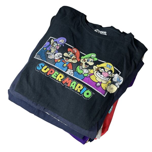 20着セット Lサイズのみ 古着 US輸入Tシャツまとめ売り 人気卸売 半袖Tシャツ キャラクターT他 カラーmix ブランドmix 洗濯済み