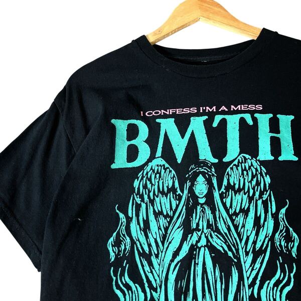 BRING ME THE HORIZON ブリングミーザホライズン 2022年 バンドTシャツ バンT レア 人気バンド ロック メタル 古着 黒ブラック L