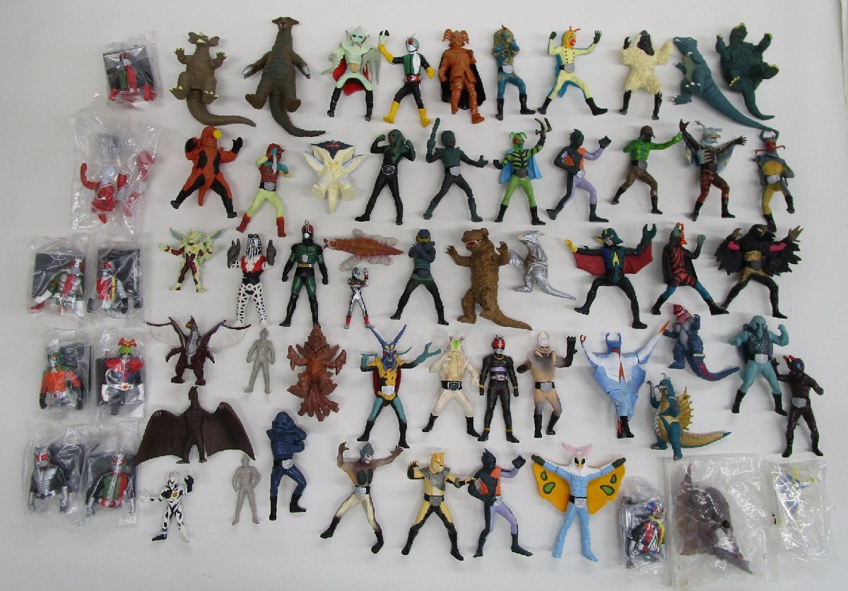 HGガシャポン　仮面ライダー、ガンダム、ウルトラマンフィギュア多め大量ジャンク品 Yahoo!オークション -「hg 仮面ライダー ジャンク」の落札相場