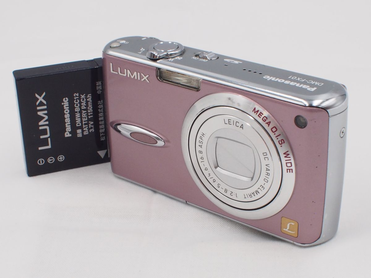 パナソニック LUMIX DMC-FX01 デジカメ ピンク 【動作確認済み】 Yahoo!オークション -「lumix dmc-fx01」の落札相場・落札価格