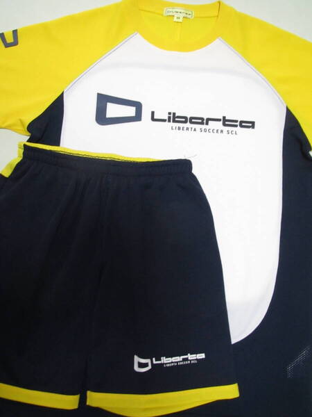 G 2023年購入 最新モデル 中古 Liberta リベルタ サッカースクール 160cm 半袖 ユニフォーム ハーフパンツ 上下セット トレーニングウェア