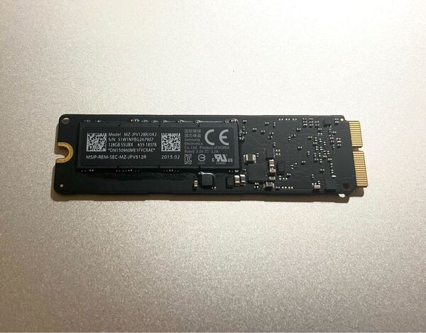使用少約700時間 完動品 Apple純正 超高速版128GB PCIe SSD MacBook Pro Air MacPro mini Late2013 2014 2015(Air2017)Samsung