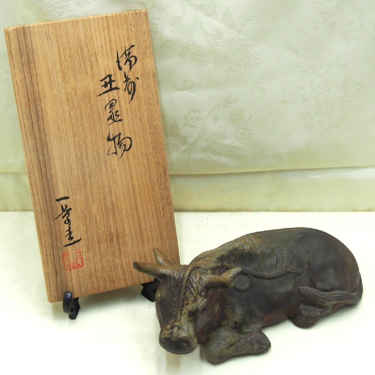 2025年最新】Yahoo!オークション -牛 置物(陶芸)の中古品・新品