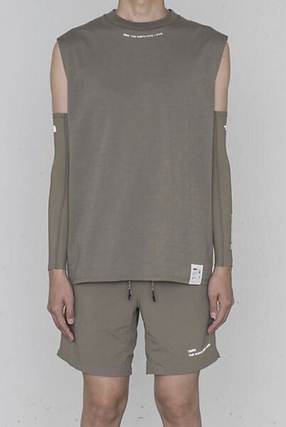希少 即完売 TNFH THE NORTH FACE×HYKE ノースフェイス ハイク スリーブレスシャツ タンクトップ Tシャツ ファルコングレー