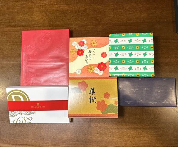 お菓子詰め合わせ6箱他
