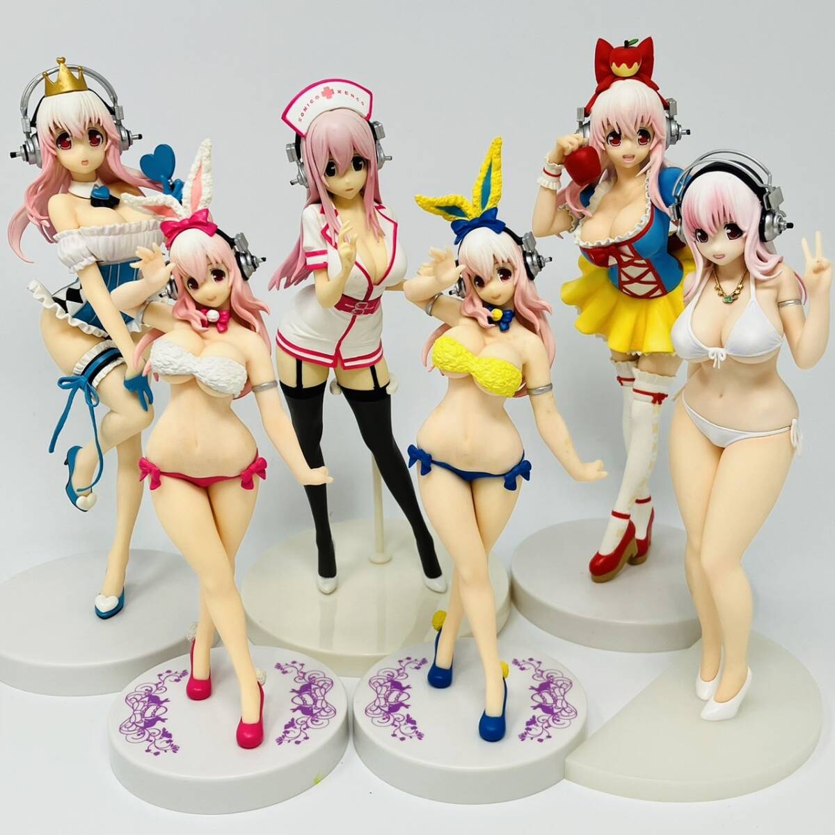 すーぱーそに子 フィギュア 14個セット まとめ売り バニー Yahoo!オークション -「そに子 フィギュア バニー」の落札相場