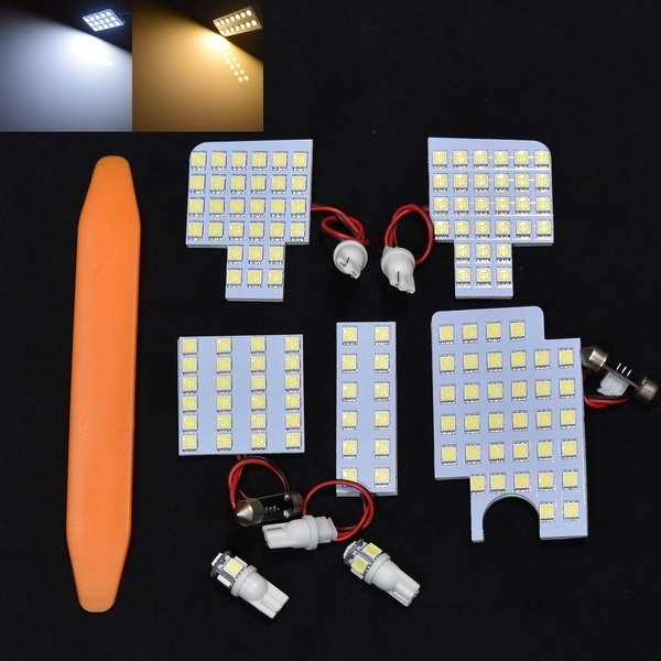 長期保証付☆L375S/L385S タント タントカスタム専用 LED 室内灯ルームランプ 工具付き ホワイトor電球色 1台分セット