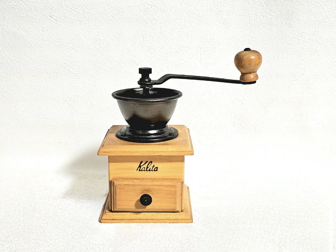 現状渡し カリタ kalita 昭和レトロ コーヒーミル カリタ-大型レトロ-アンティーク-コーヒーミル 生活家電