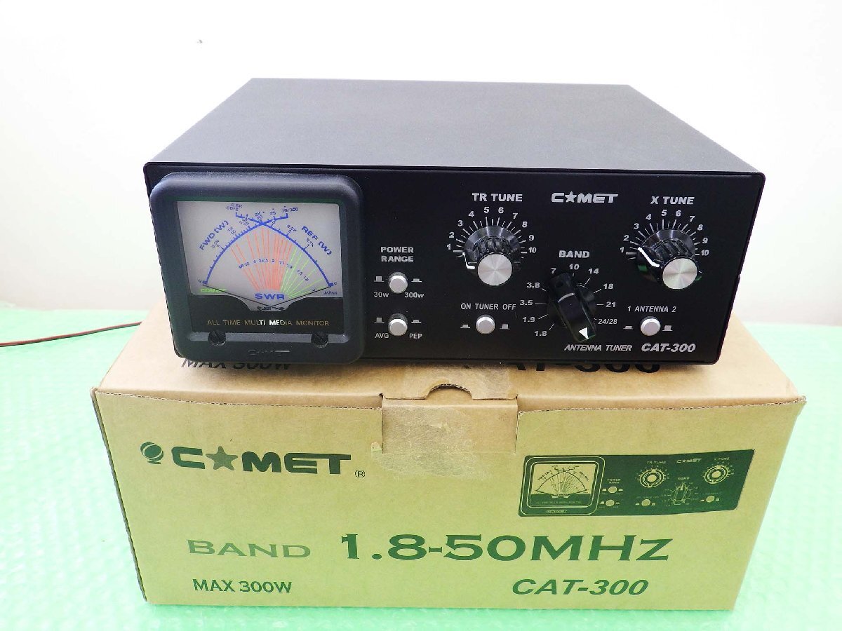 【コメット HFアンテナチューナーCAT-300】中古品 Yahoo!オークション -「cat-300 コメット アンテナチューナー