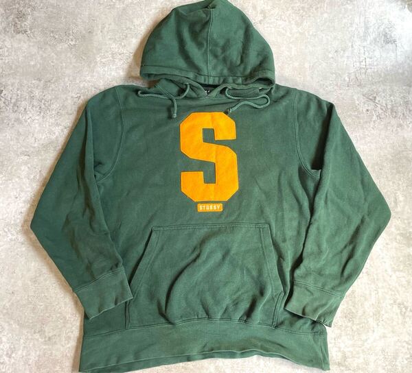 90s00s アメリカ製 Old stussy スウェット パーカー s ヴィンテージ プルオーバー USA製 オールド ステューシー ビンテージ