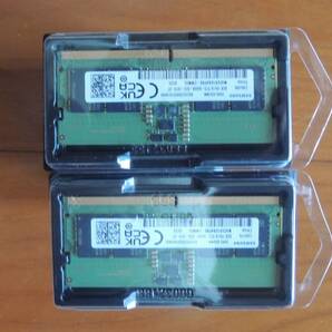 新品同様 サムスン 16GB ノートパソコン用メモリー DDR5-4800 8GB×2枚 M425R1GB4PB0