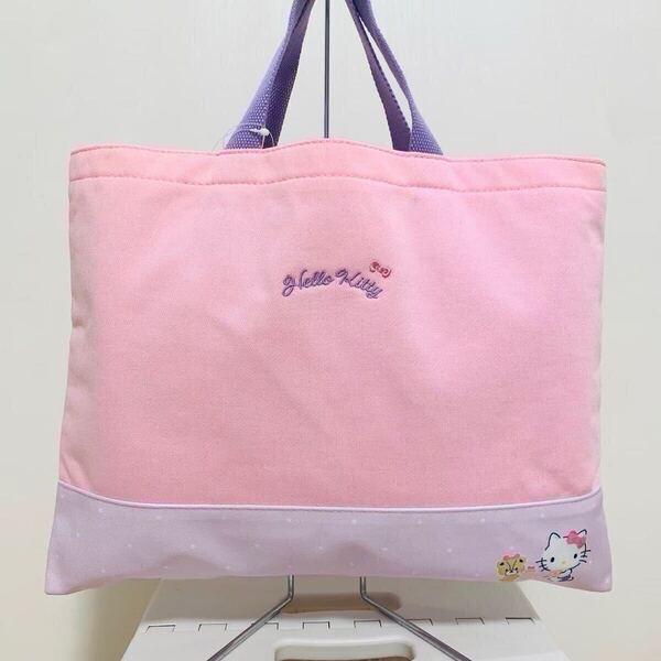 新品 定価2,310円 サンリオ抗菌レッスンバッグ / バック 入園 入学 新学期 絵本袋 キティー