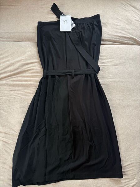1新品48%off MICHIKO by Y's ワンショルダー ワンピース ドレス スカート シャツ size 1 S Yohji Yamamoto ヨウジヤマモト ワイズ ブラック