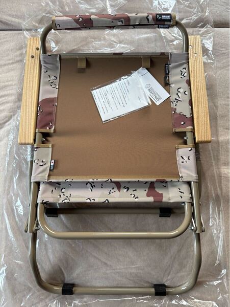 新品 Bush de Brunt x BALLISTICS 別注 LOWER CHAIR チョコチップ バリスティクス ブラント ローワーチェア キャンプ 椅子 ローチェアー