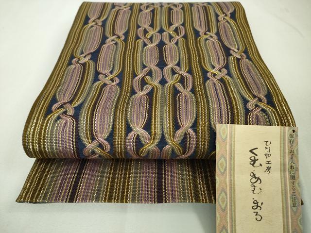 超美品　逸品 ひなや工房 綾組織 全通 金糸 正絹　袋帯　着物　金彩　423 楽天市場】袋帯 ひなや 組帯 お仕立てまで 京都 ひなや織物 組物