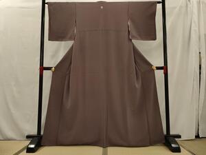 平和屋着物■上質な色無地 浅紫色 正絹 逸品 未使用 AAAU9153sw
