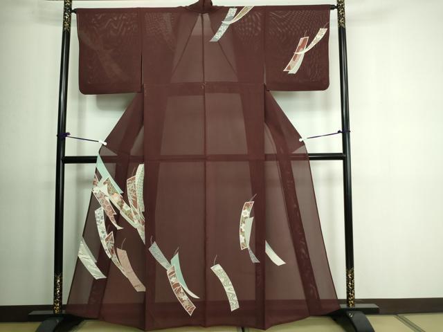 D433＋　D434 夏着物　訪問着　花模様　絽　正絹　未使用極美品 2025年最新】絽 訪問着の人気アイテム - メルカリ
