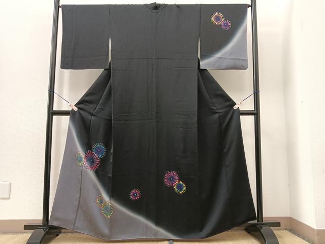 【美品】反物　正絹　ギラロッシュ stitchcloth-cross_img_976cac0d