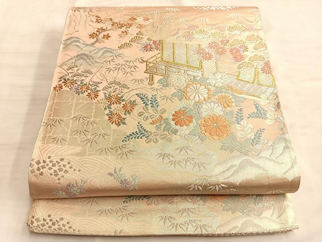 優美な御所解文の袋帯　白地　正絹 2025年最新】Yahoo!オークション -御所解 帯の中古品・新品・未