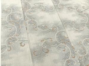 平和屋着物■上質な紬 唐草文 正絹 逸品 BAAM4704bs
