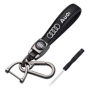 アウディ Audi キーホルダー 高級牛革製 キーリング アクセサリー