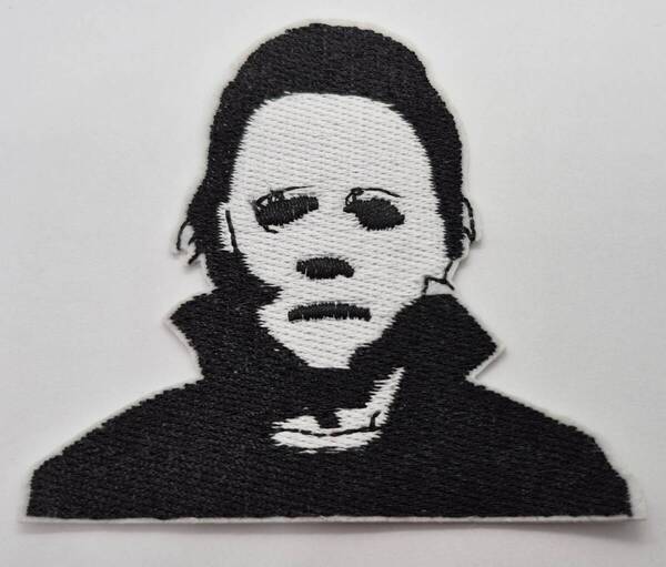 送料無料 ハロウィン ホラー映画 パッチ アイロン のりつき 刺繍 ワッペン アップリケ アメリカン雑貨 スマアク