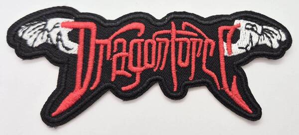 送料無料 ドラゴンフォース ロックバンド パッチ アイロン のりつき 刺繍 ワッペン アップリケ アメリカン雑貨 スマアク
