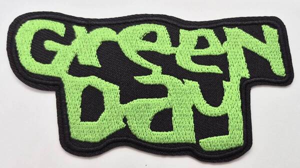送料無料 グリーンデイ ロックバンド パッチ アイロン のりつき 刺繍 ワッペン アップリケ アメリカン雑貨 スマアク