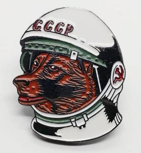 送料無料 CCCP ソビエト社会主義共和国連邦 ライカ ピンブローチ ピンズ PINS バッジ バッヂ アメリカン雑貨 スマアク