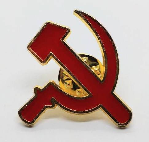 送料無料 CCCP ソビエト社会主義共和国連邦 鎌 ピンブローチ ピンズ PINS バッジ バッヂ アメリカン雑貨 スマアク