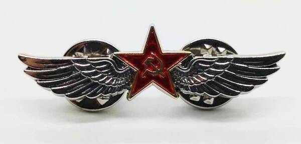送料無料 CCCP ソビエト社会主義共和国連邦 羽 ピンブローチ ピンズ PINS バッジ バッヂ アメリカン雑貨 スマアク