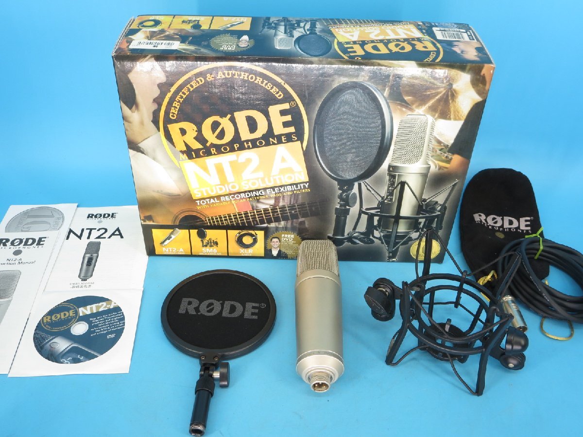 ジャンク品 RODE NT2-A コンデンサーマイク ショックマウント ケーブル Yahoo!オークション -「rode nt2」の落札相場・落札価格