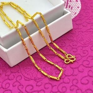 メンズ ネックレス 重量感 チェーン 贅沢 金メッキ ゴールド色 高級感