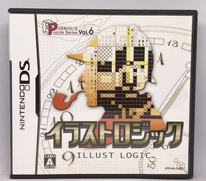 DS イラストロジック ハドソン パズルシリーズ Vol.6 イラロジ ILLUST LOGIC HUDSON 日本文芸社 300問 ケース・説明書あり 動作確認済