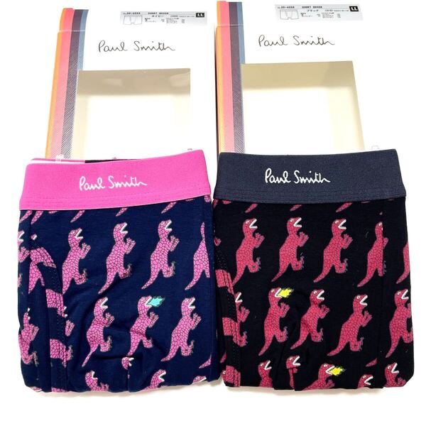 5★送料無料★新品★Paul Smith ポールスミス★2枚セット★ショート ボクサー★LLサイズ★パンツ★黒 紺