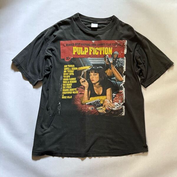 当時物 Pulp Fiction パルプフィクション Tシャツ XL 90s 古着 ヴィンテージ ユーロボディ 鑑定済
