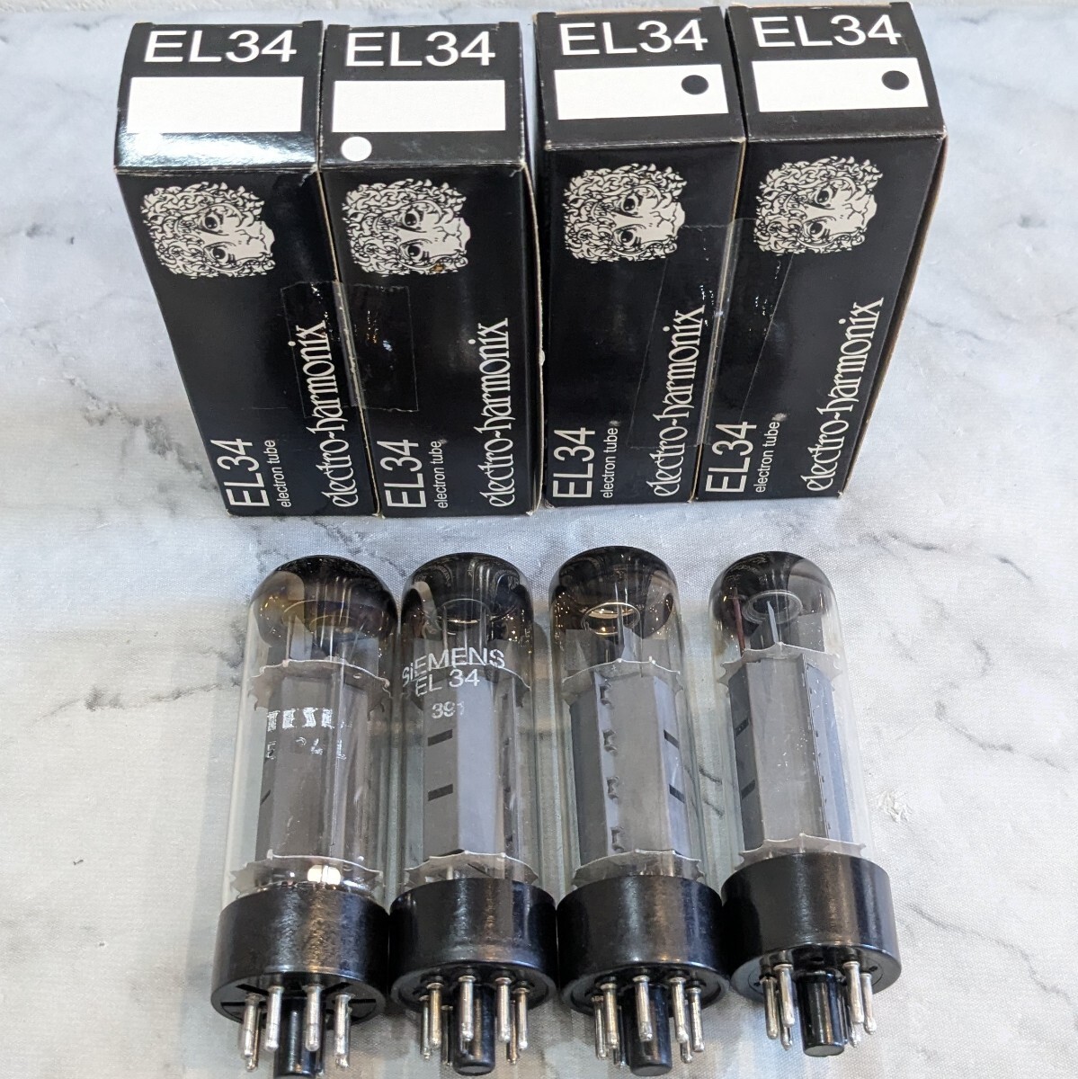TESLA EL34 真空管 2本セット 中古 Yahoo!オークション -「tesla el34」(真空管) (真空管アンプ)の
