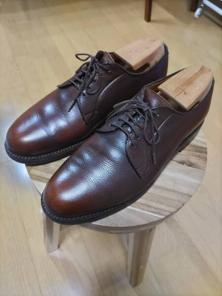 オールデン ALDEN バリーラスト プレーントゥ ブラウン ダイナイト 25 24.5 6.5D 61/2 茶 革靴 9396 990似 ビジネスシューズ