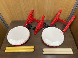 24)) ■1円~ HORI 太鼓の達人専用コントローラー 太鼓とバチ for Nintendo Switch セット NSW-079 【動作未確認】