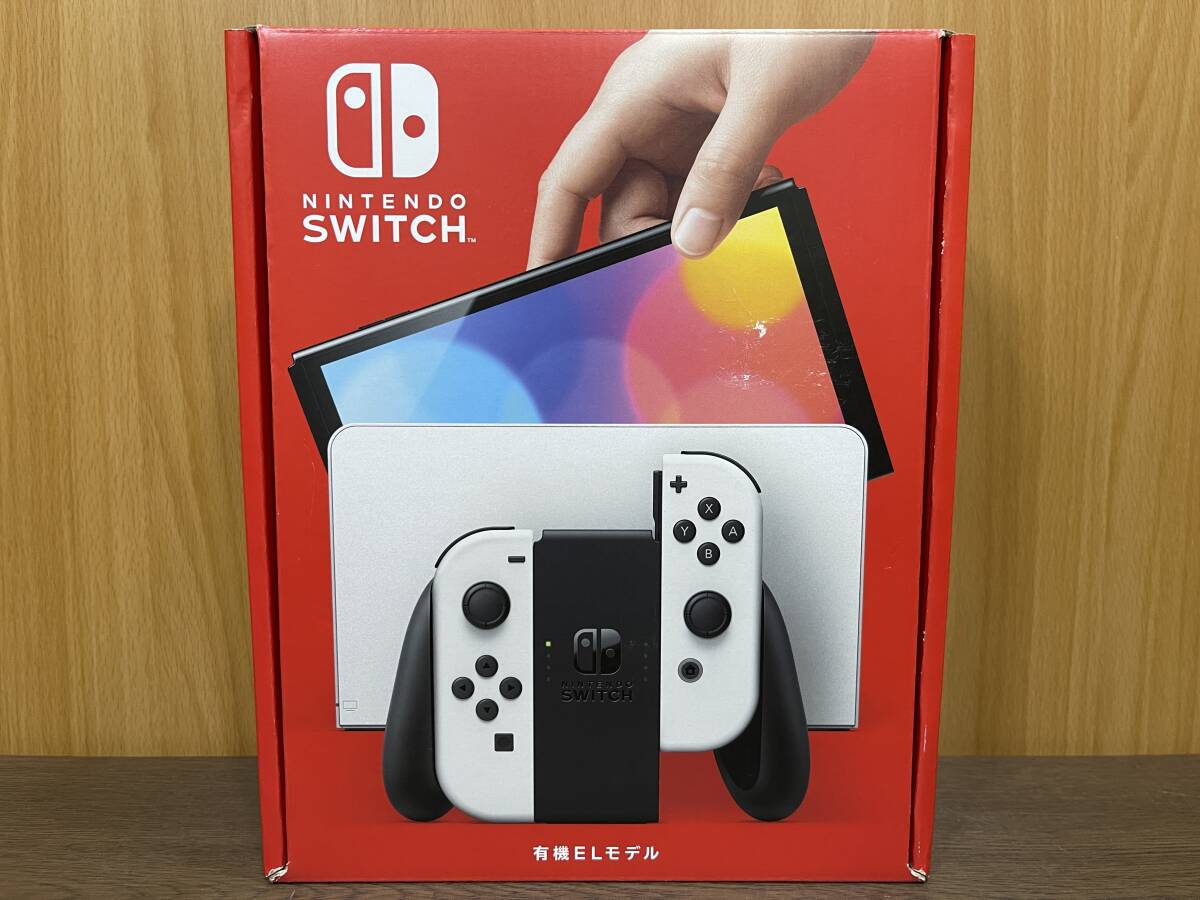 2024年7月21日新品購入　Nintendo Switch 有機EL本体極美品 Nintendo Switch 有機ELモデル Joy-Con(L)/(R) ホワイト 新品未