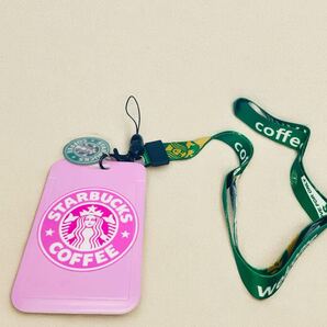 IDカードホルダー IDカードケース 社員証ケース ネックストラップ付 ピンク