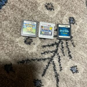 3DS ポケモン不思議のダンジョン 時の探検隊 、ポケモンダッシュ、スーパーポケモンスクランブル ソフトのみ
