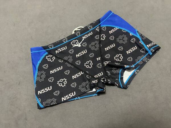 ★日体大 水着 ミズノ かなり大きい 3XOサイズ ボックス 水泳 NSSU 競泳水着 MIZUNO ショートボックス 海浜実習