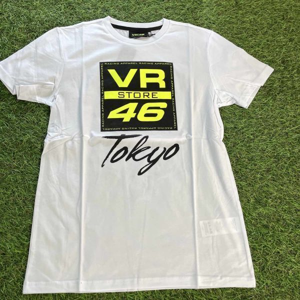 新品 定価6600円 VR46 東京限定 バレンティーノ ロッシ Rossi Tシャツ バイク レーシング 正規品 ホワイト Mサイズ
