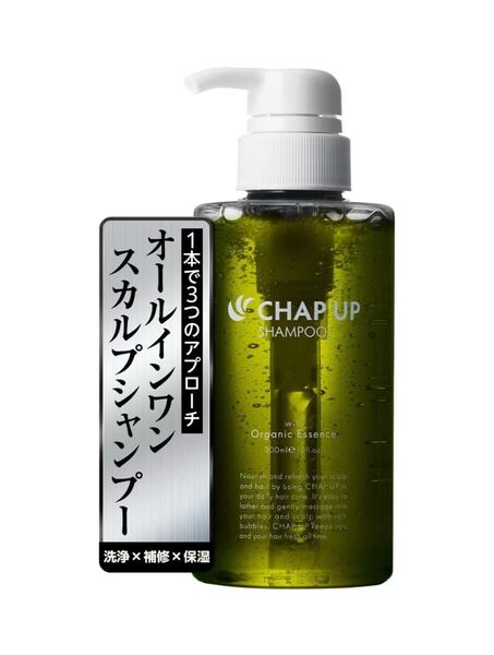 チャップアップ (CHAPUP)【毛髪診断士(R)と共同開発】 濃密泡 スカルプシャンプー メンズ 毛穴洗浄 頭皮マッサージ アミノ酸系 300mL×1本