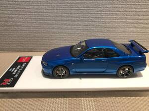 メイクアップ アイドロン Make up EIDOLON 1/43 R34 GT-R V-spec2 NISMO NISSAN SKYLINE BNR34 bayside blue ブルー