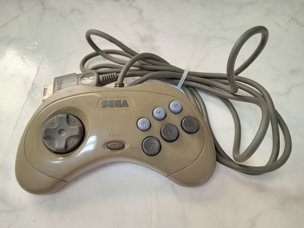 K4340 SEGA HSS-0101 SEGA SATURN用ゲームコントローラ セガ・サターン/コントローラ/SS 動作未確認 現状品 JUNK 送料無料