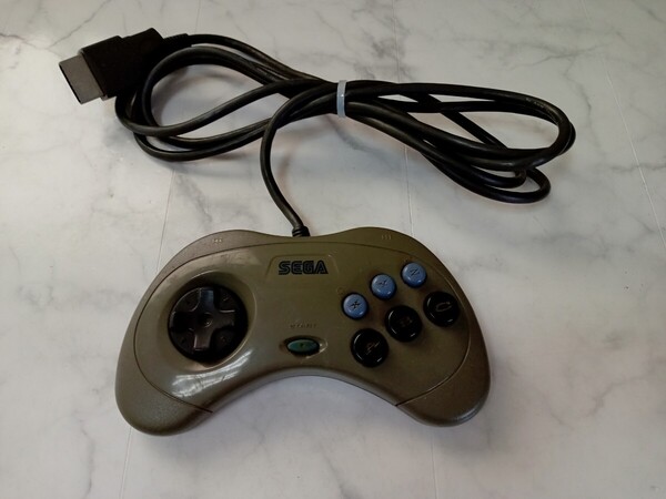K4348 SEGA HSS-0101 SEGA SATURN用ゲームコントローラ セガ・サターン/コントローラ/SS 動作未確認 現状品 JUNK 送料無料